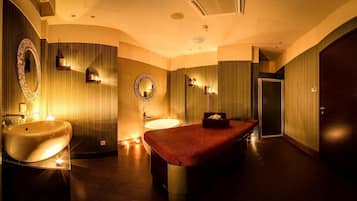 Espace de soins pour les couples, sauna, hammam, soins corporels