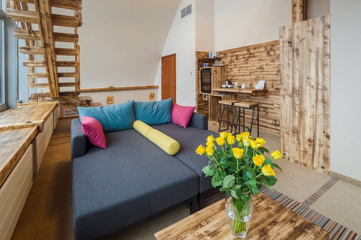 1 habitación, ropa de cama hipoalergénica y minibar 