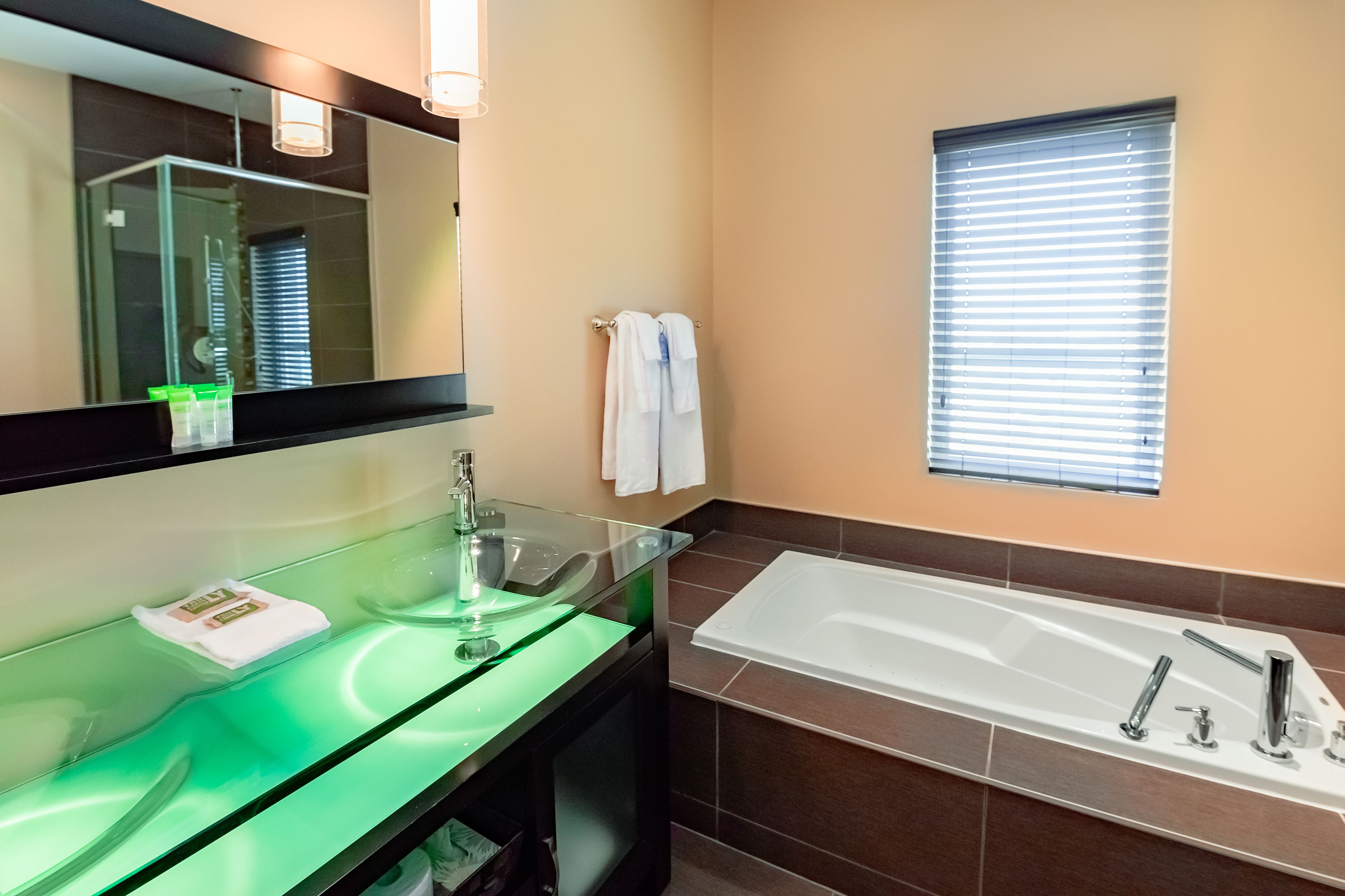 free toiletries, hair dryer, towels, soap