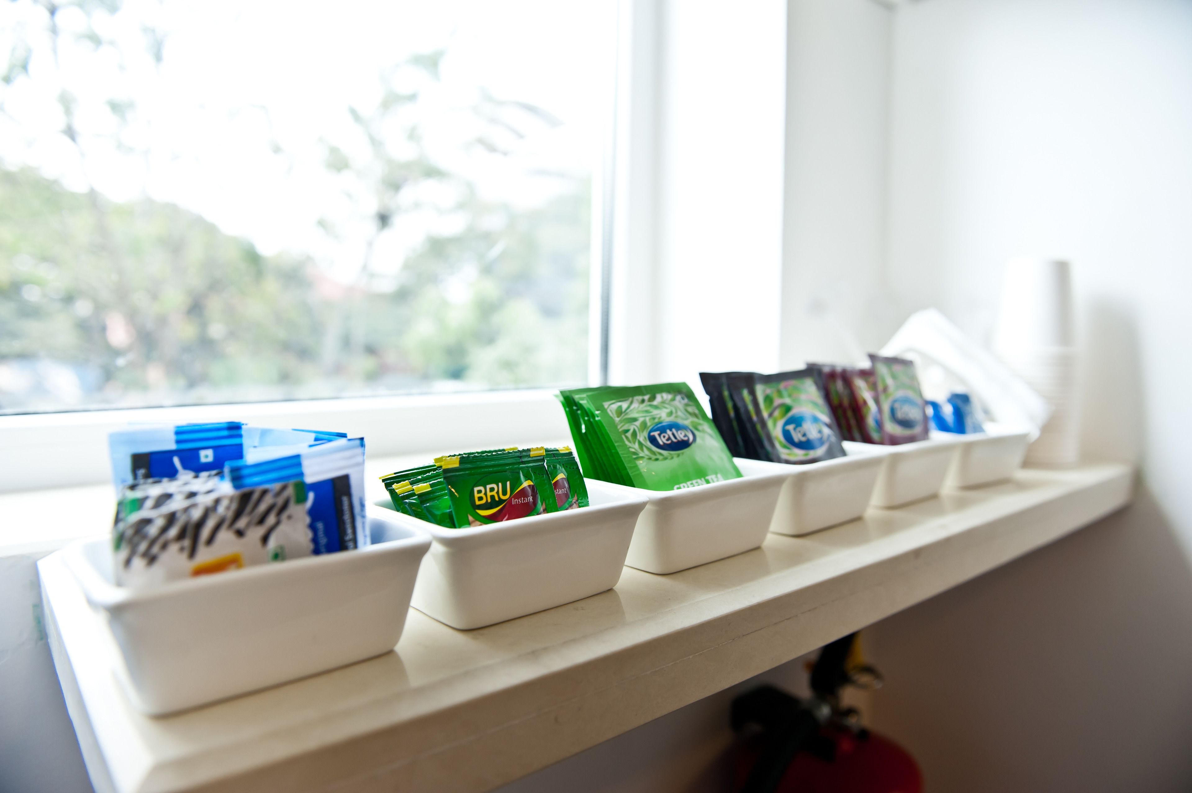 daily buffet breakfast for a fee