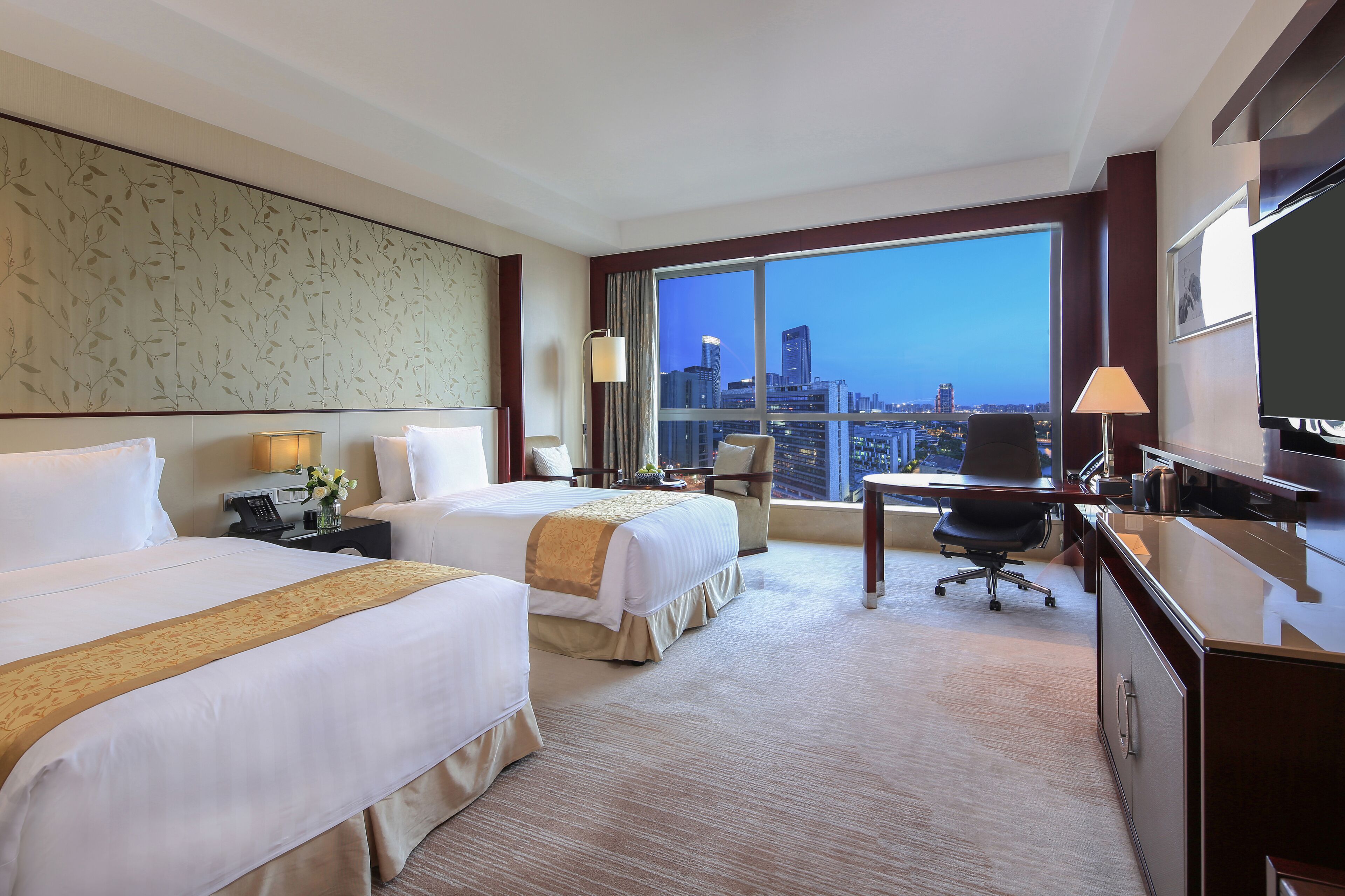 deluxe twin bed room | view from room