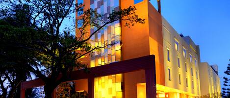 Front of property - evening/night