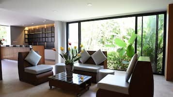 Lobby sitting area