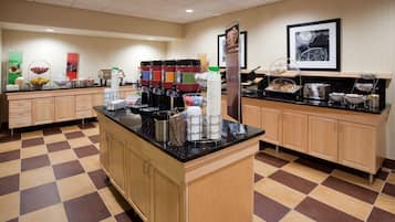 Free daily buffet breakfast