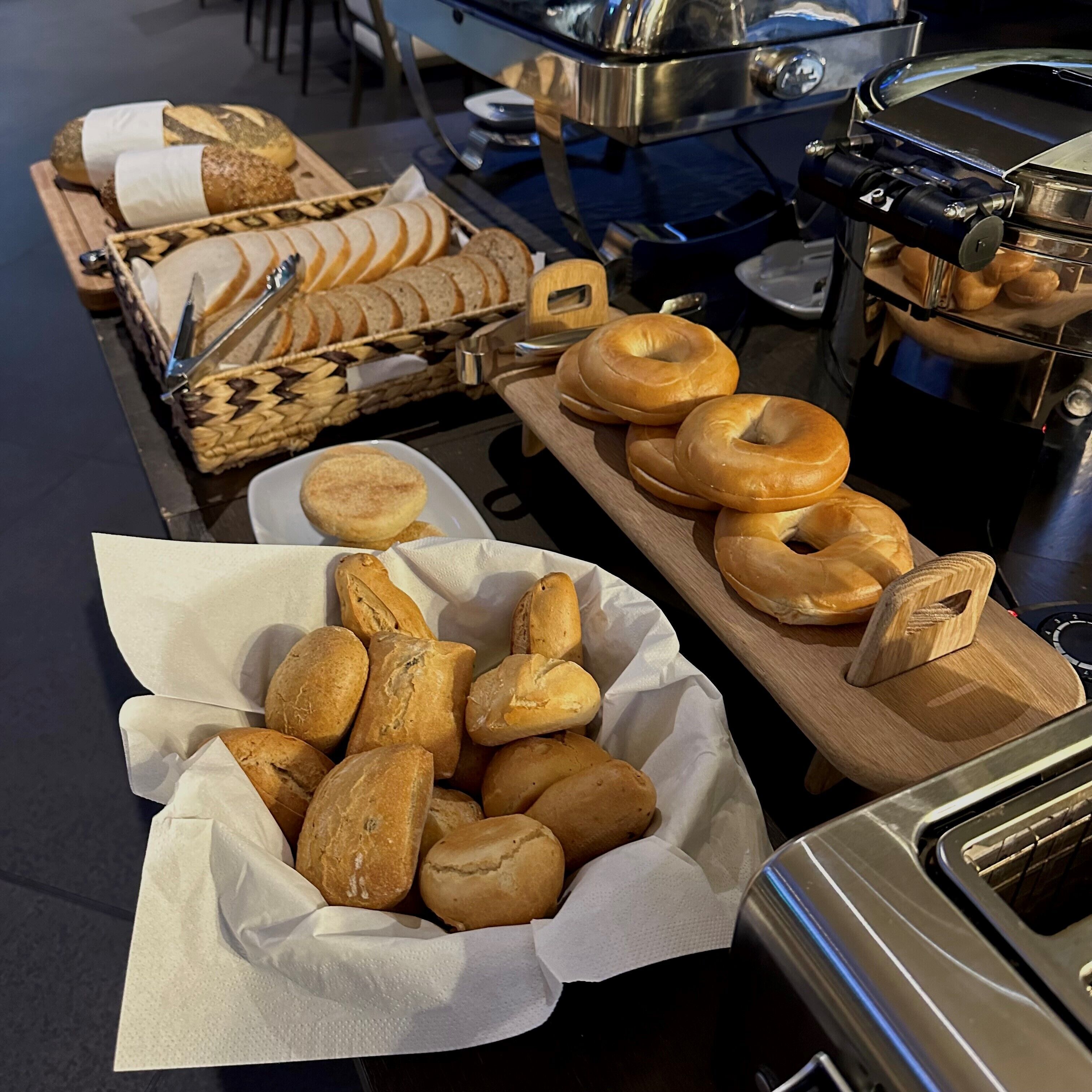 daily buffet breakfast (gbp 17.50 per person)