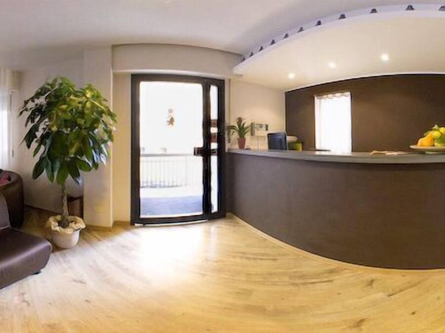 Blick von der Unterkunft