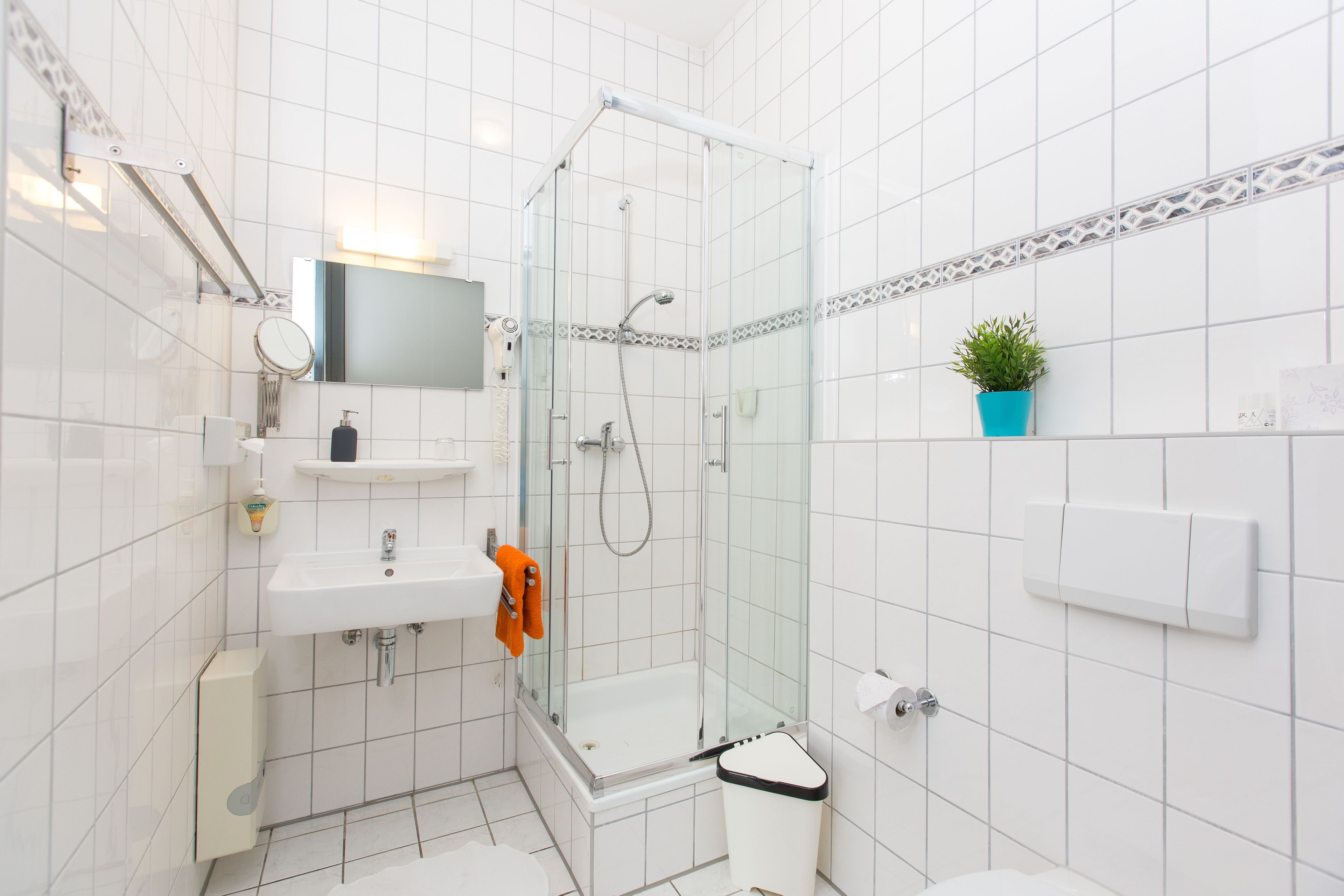 Dusche, Handtücher