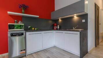 Placa de cocina, lavavajillas, tetera/pava eléctrica