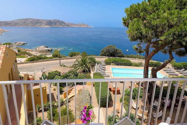 Panoramic Triple Room, Balcony, Sea View | View from room