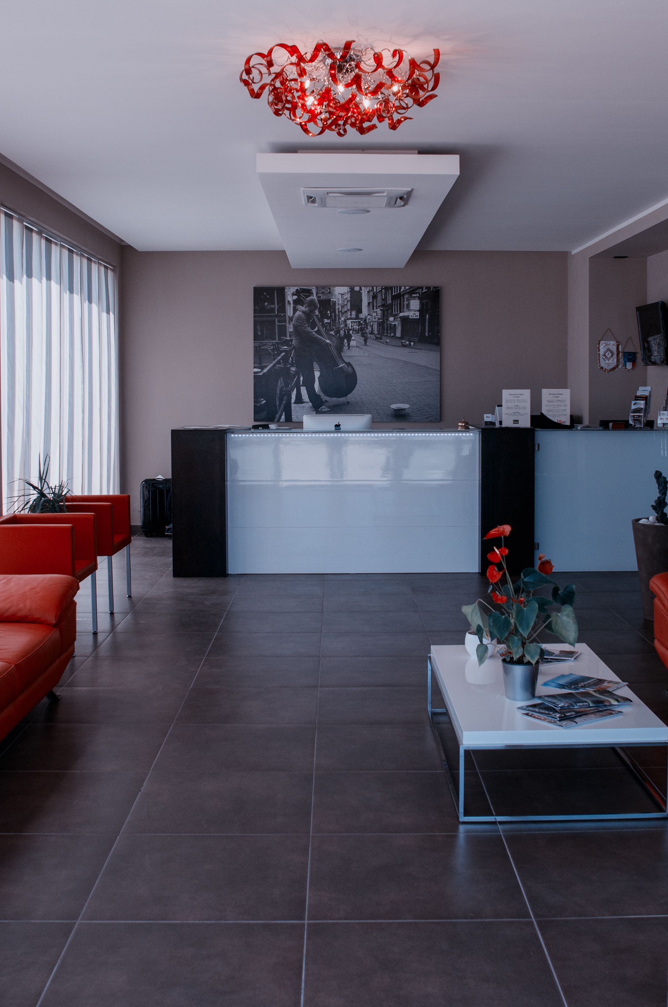 check-in/check-out kiosk