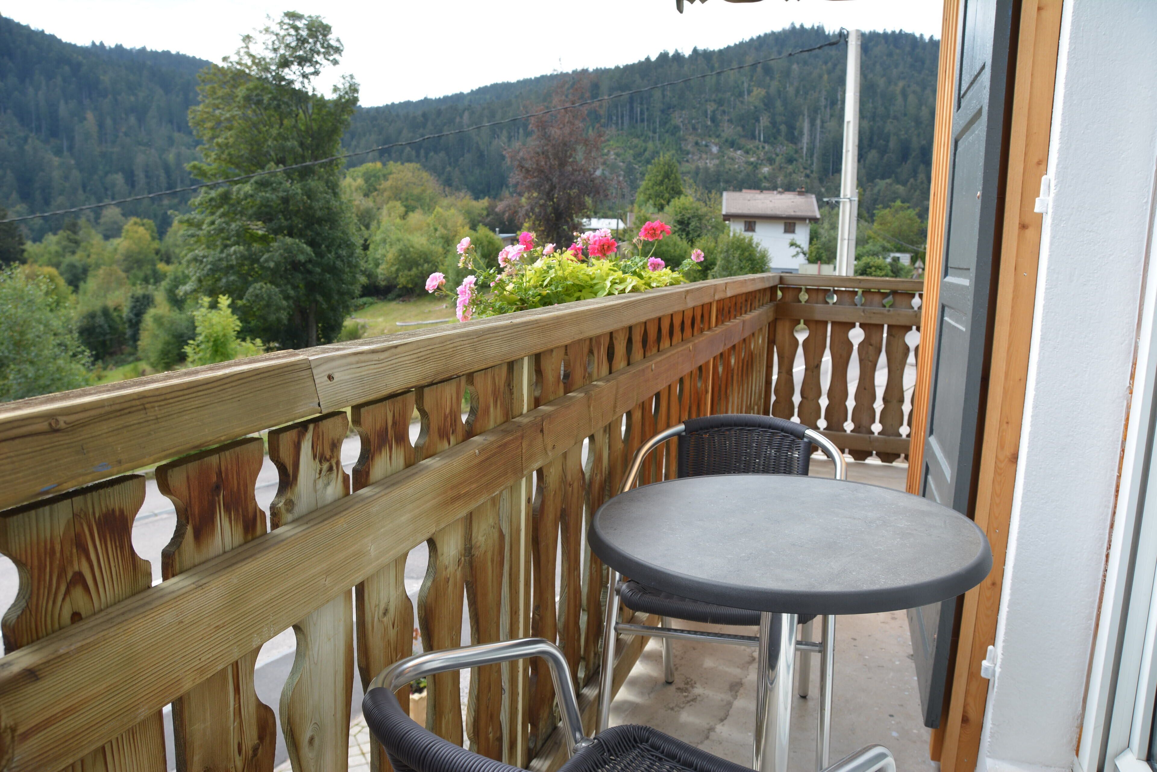 double room, lake view | balcony