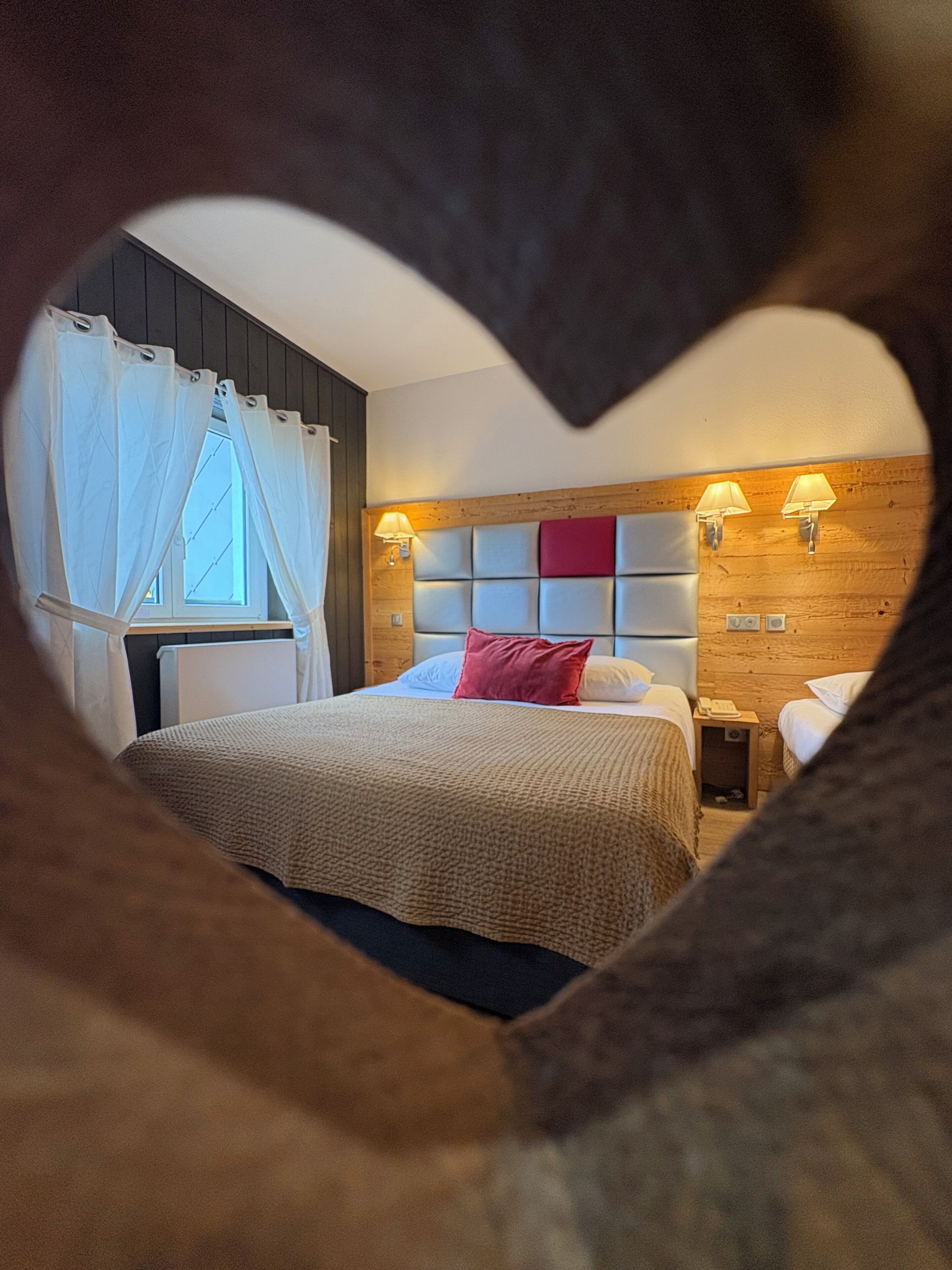 Kamar Triple (Forest view) | Meja kerja, kedap suara, dan setrika/meja setrika