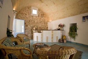 Sala de estar en el lobby