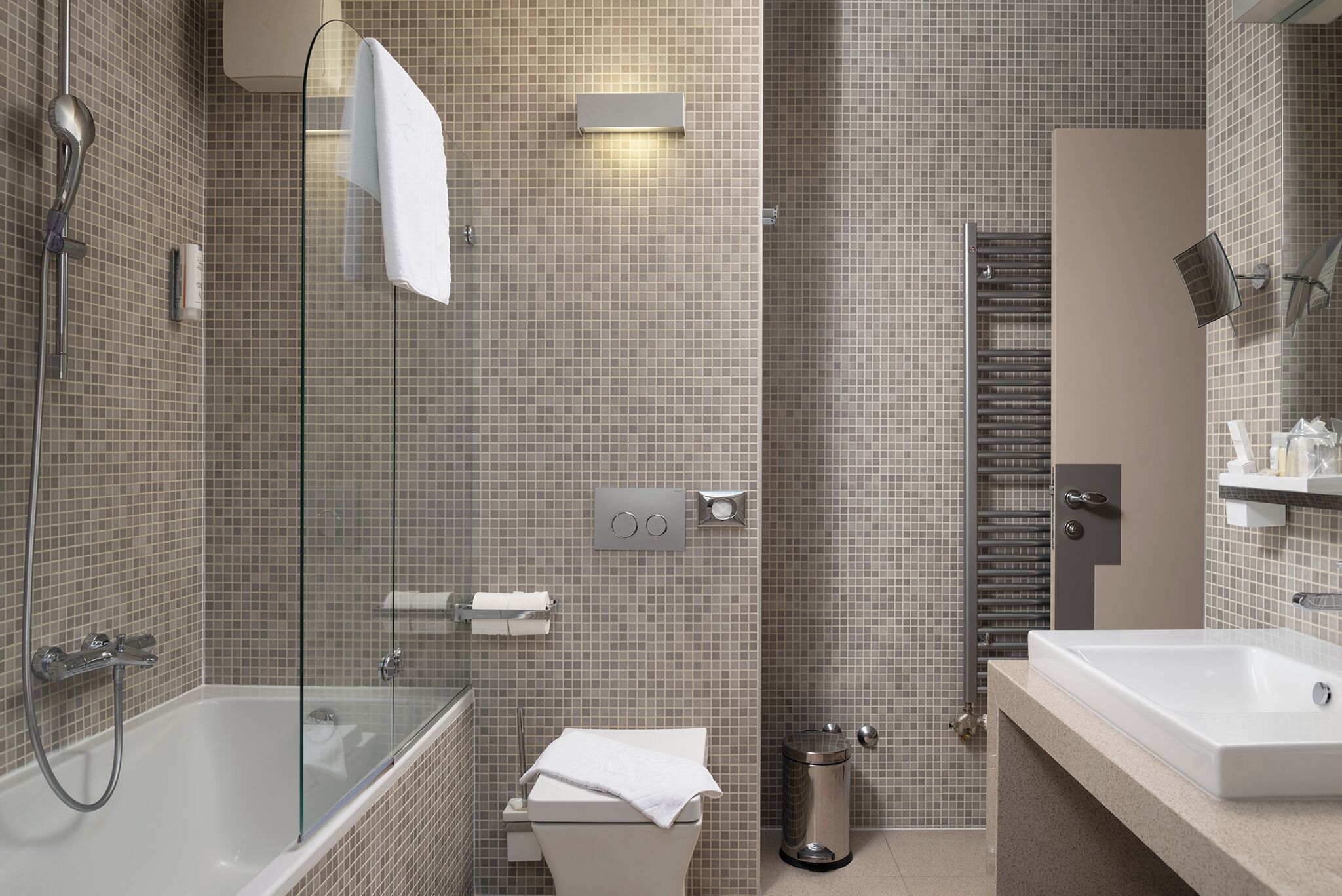 superior junior suite, balcony | bathroom | free toiletries, hair dryer, bathrobes, slippers