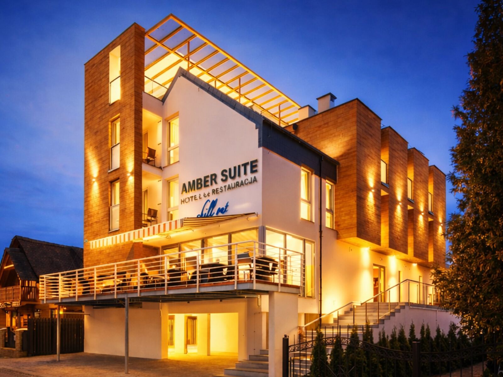 Fassade der Unterkunft