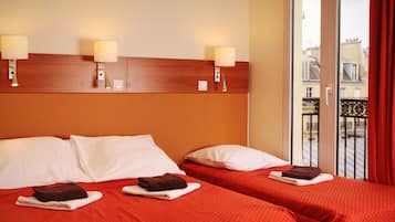 Triple Room, Private Bathroom | Select Comfort beds, desk, free WiFi, bed sheets