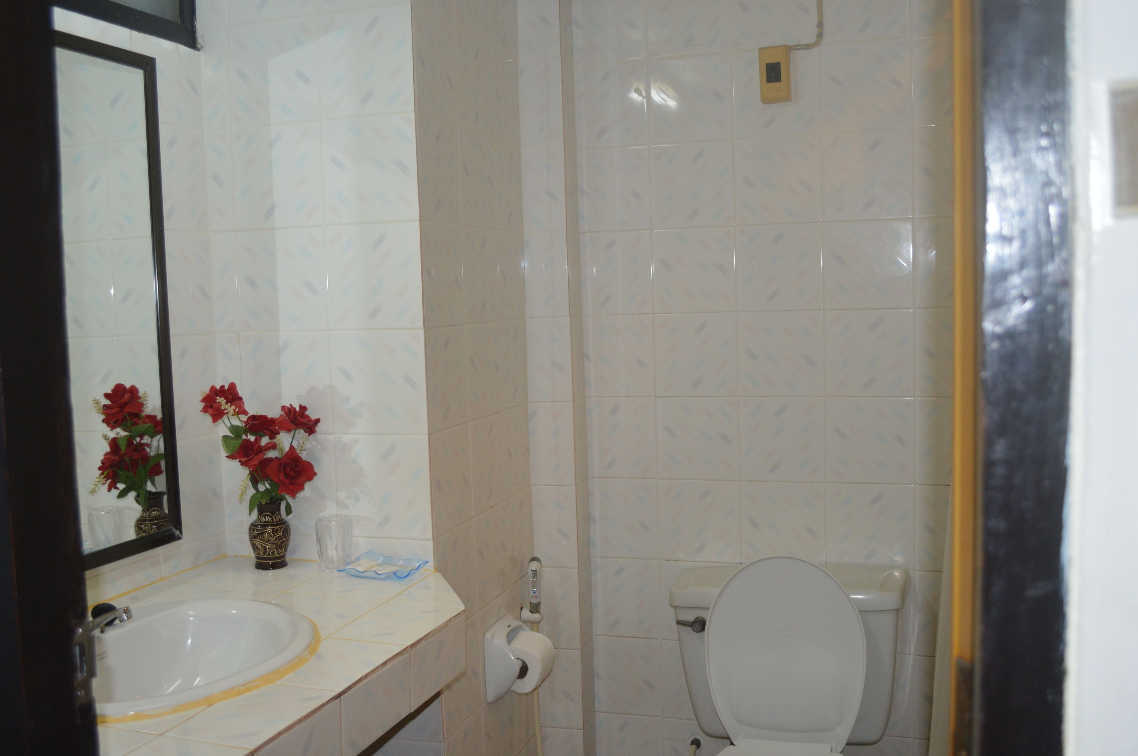 shower, rainfall showerhead, free toiletries, hair dryer