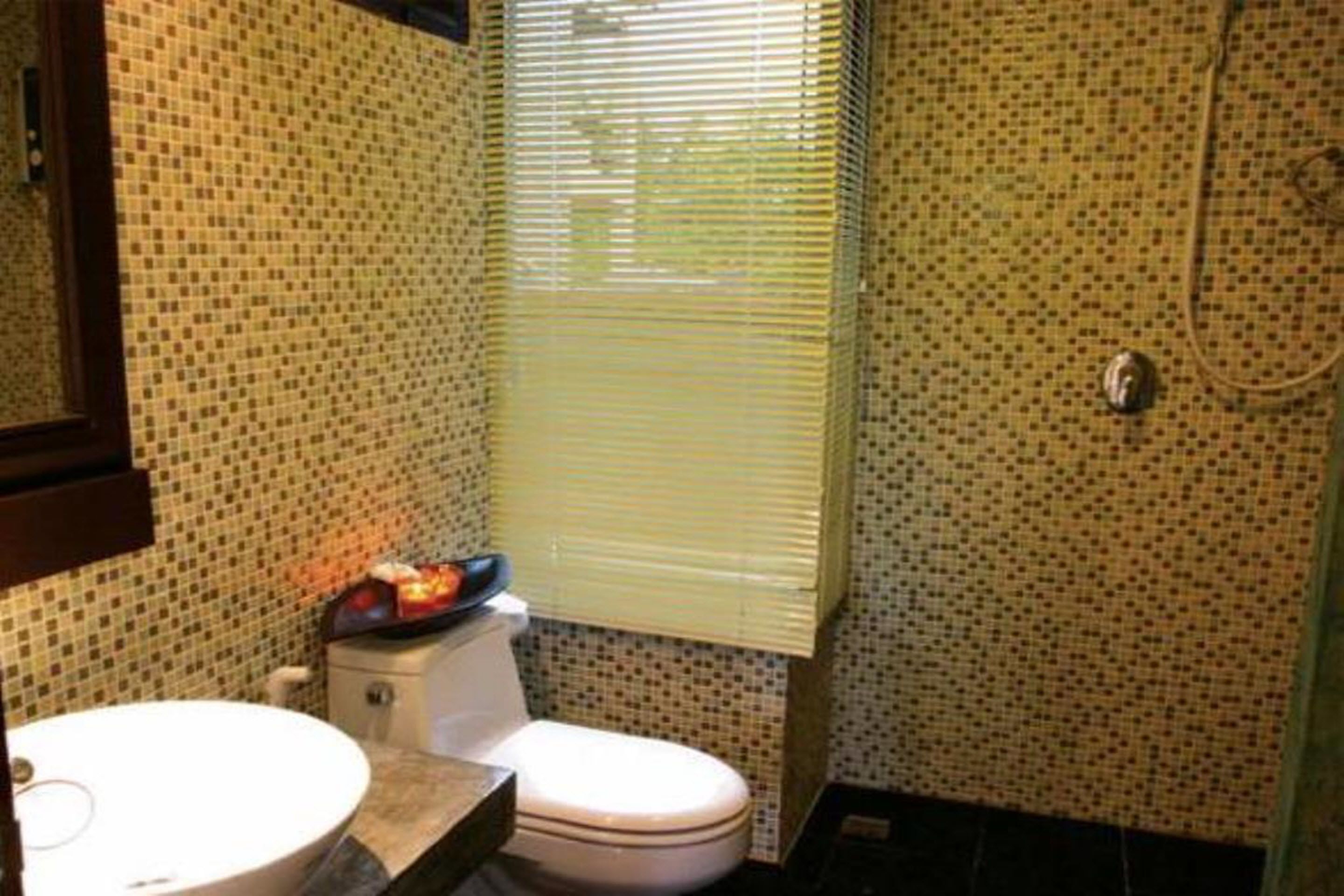 shower, free toiletries, towels