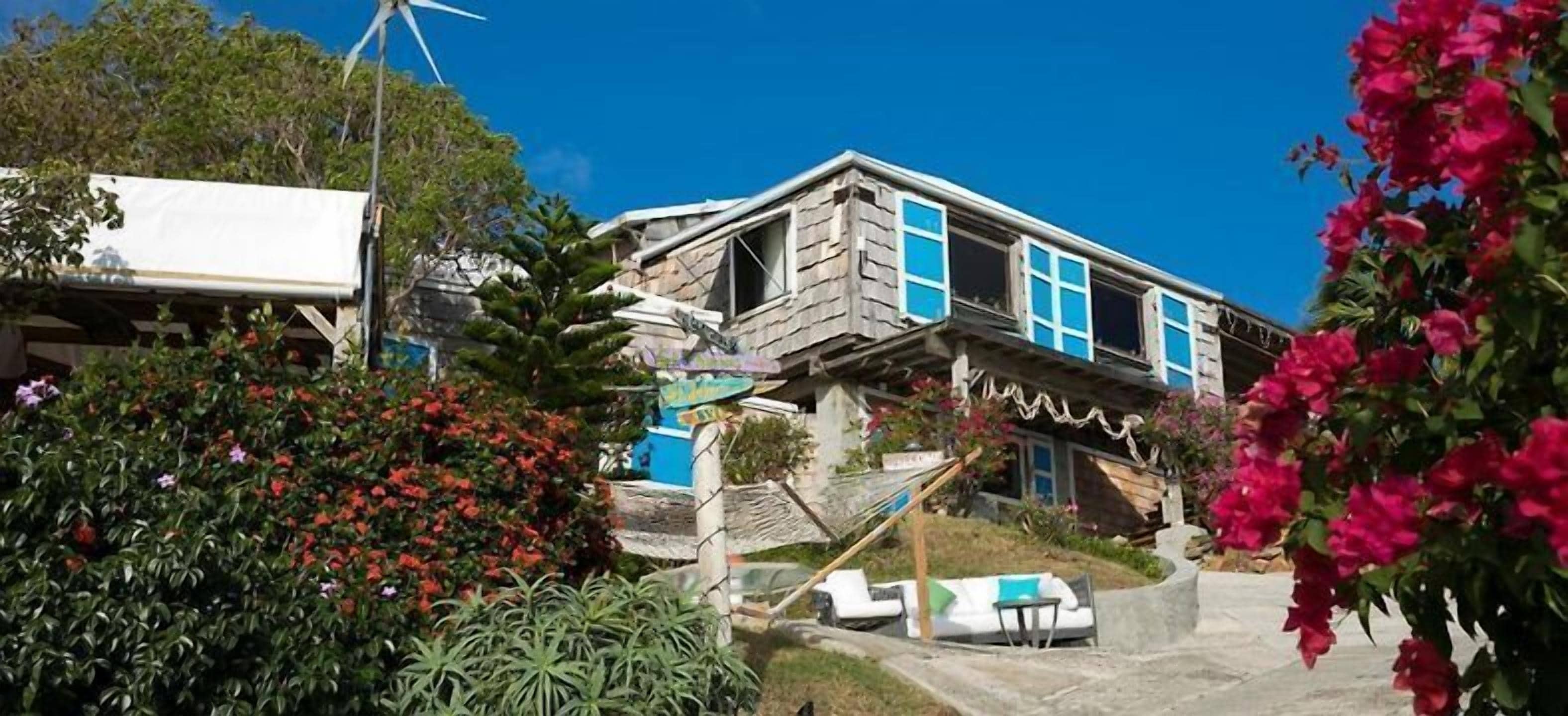 Façade de l’hébergement