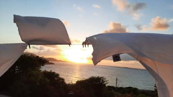 Blick von der Unterkunft