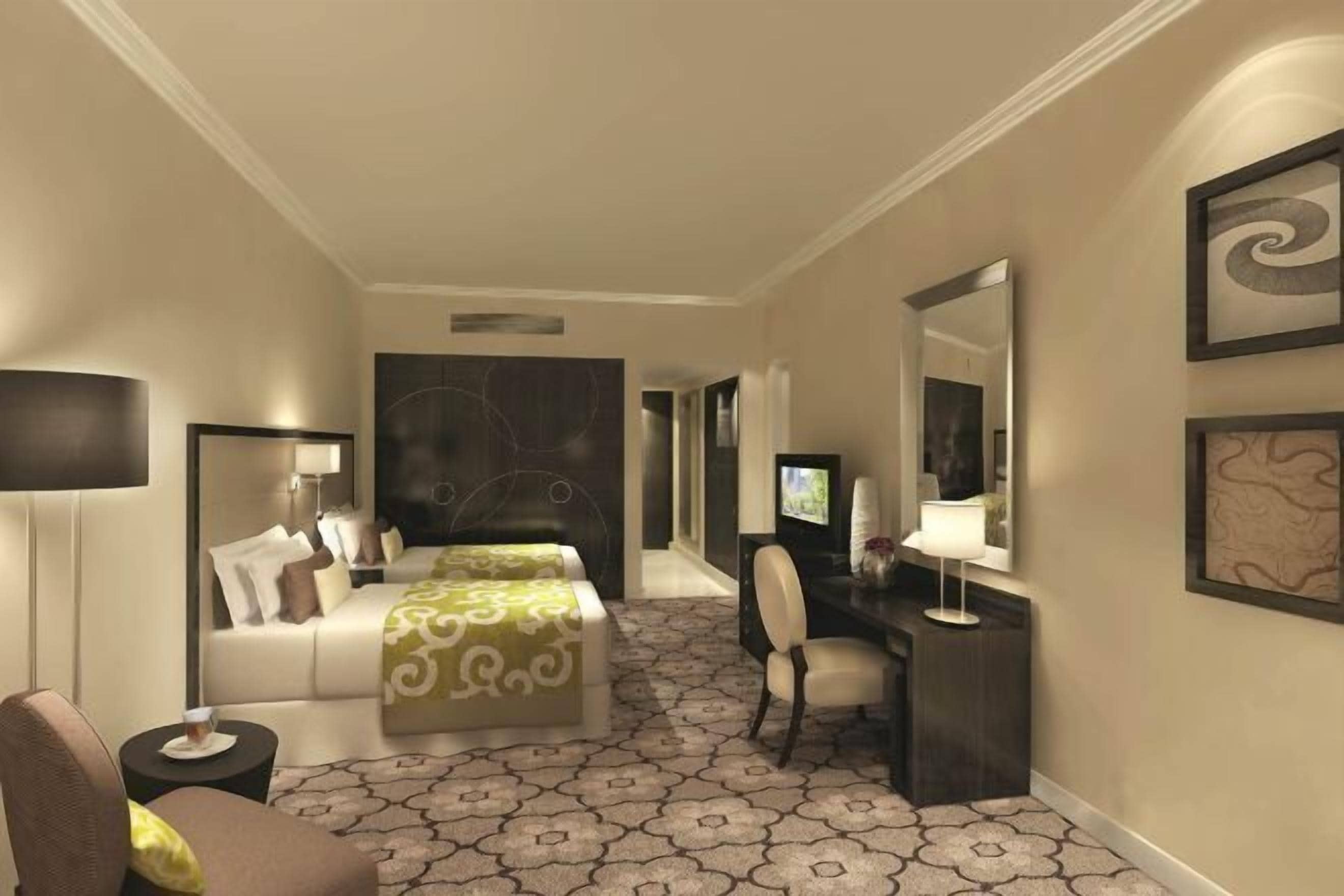 Hypo-allergenic bedding, in-room safe, desk, blackout drapes