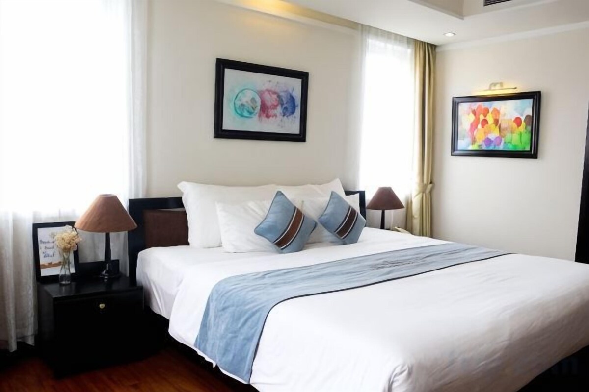 Biancheria da letto di alta qualità, minibar, una cassaforte in camera