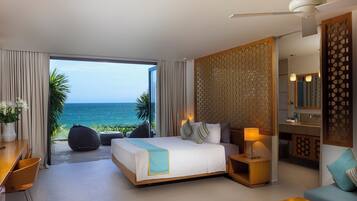 Ocean View Two-Bedroom | Premium bedding, down comforters, minibar, in-room safe