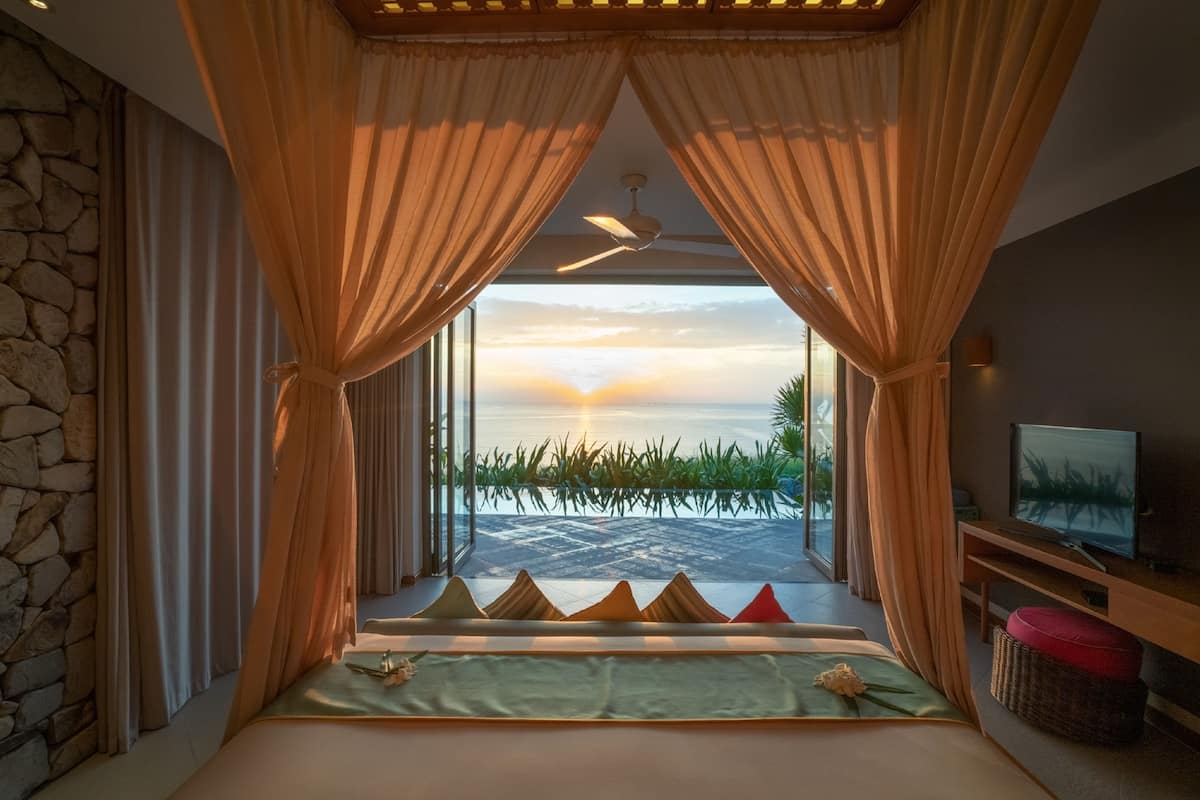 cliff villa | view from room