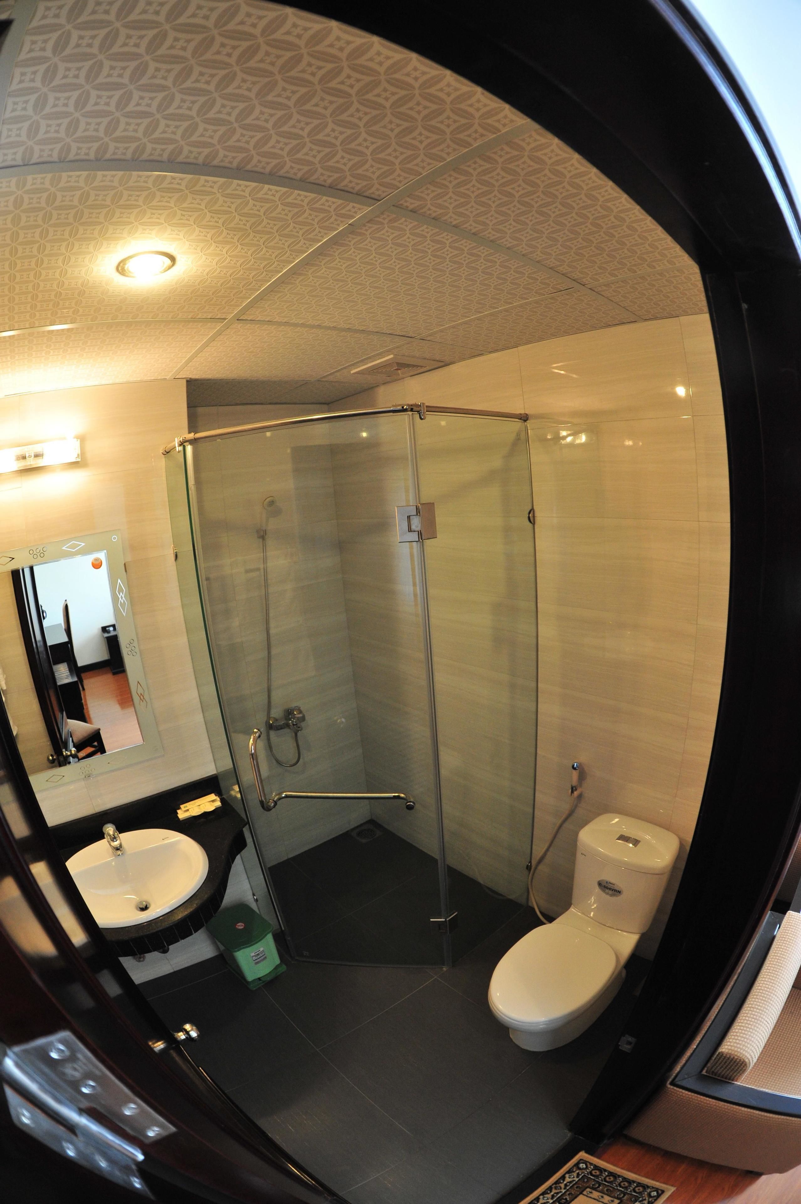 free toiletries, hair dryer, slippers, bidet