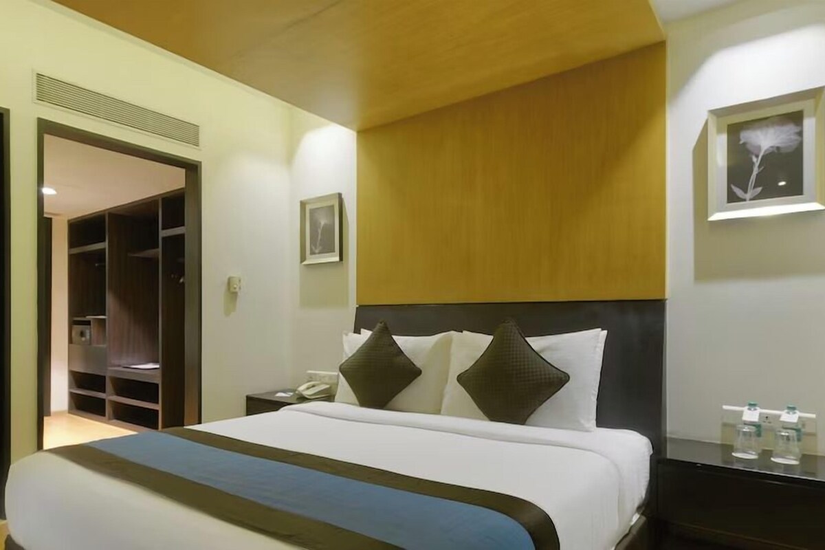 Ropa de cama de alta calidad y minibar 