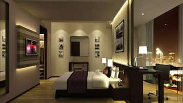 Premium Suite, 1 Bedroom | Premium bedding, minibar, in-room safe, individually furnished