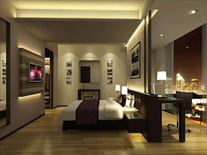 Premium Suite, 1 Bedroom | Premium bedding, minibar, in-room safe, individually furnished