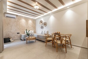 Superior Apartment, Sea View | Living area | LCD TV
