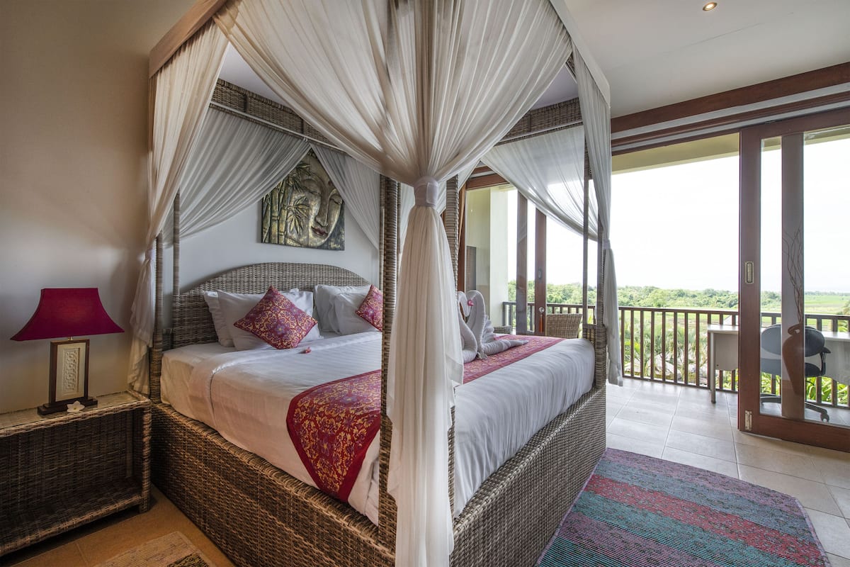 Villa de lujo, 2 habitaciones (Sawah B2) | 1 dormitorio, colchones Select Comfort, minibar y caja fuerte