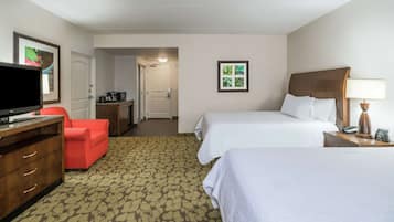 Desk, laptop workspace, free WiFi, bed sheets