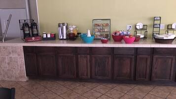 Free continental breakfast