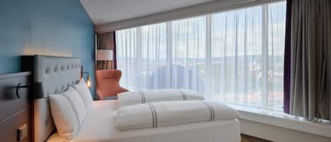 Chambre Standard double | SystĂšme dâinsonorisation, accĂšs au Wi-Fi (inclus), literie fournie