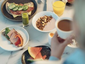 Petit déjeuner buffet compris tous les jours
