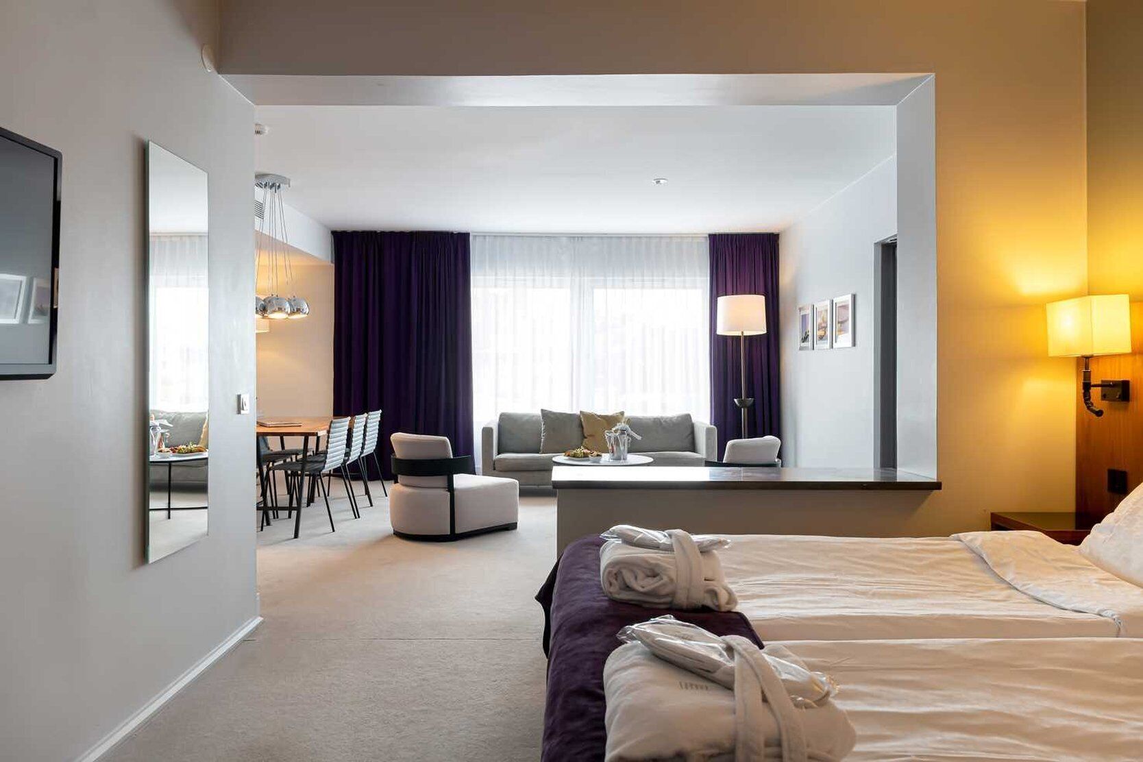 minibar, in-room safe, desk, blackout curtains