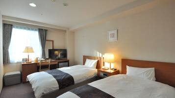 Desk, blackout curtains, soundproofing, iron/ironing board