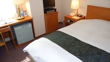 Desk, blackout curtains, soundproofing, iron/ironing board