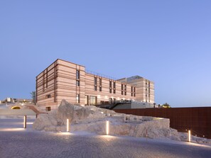 Front of property – evening/night
