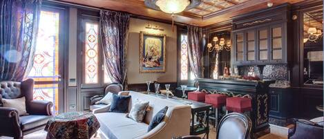 Sala de estar en el lobby