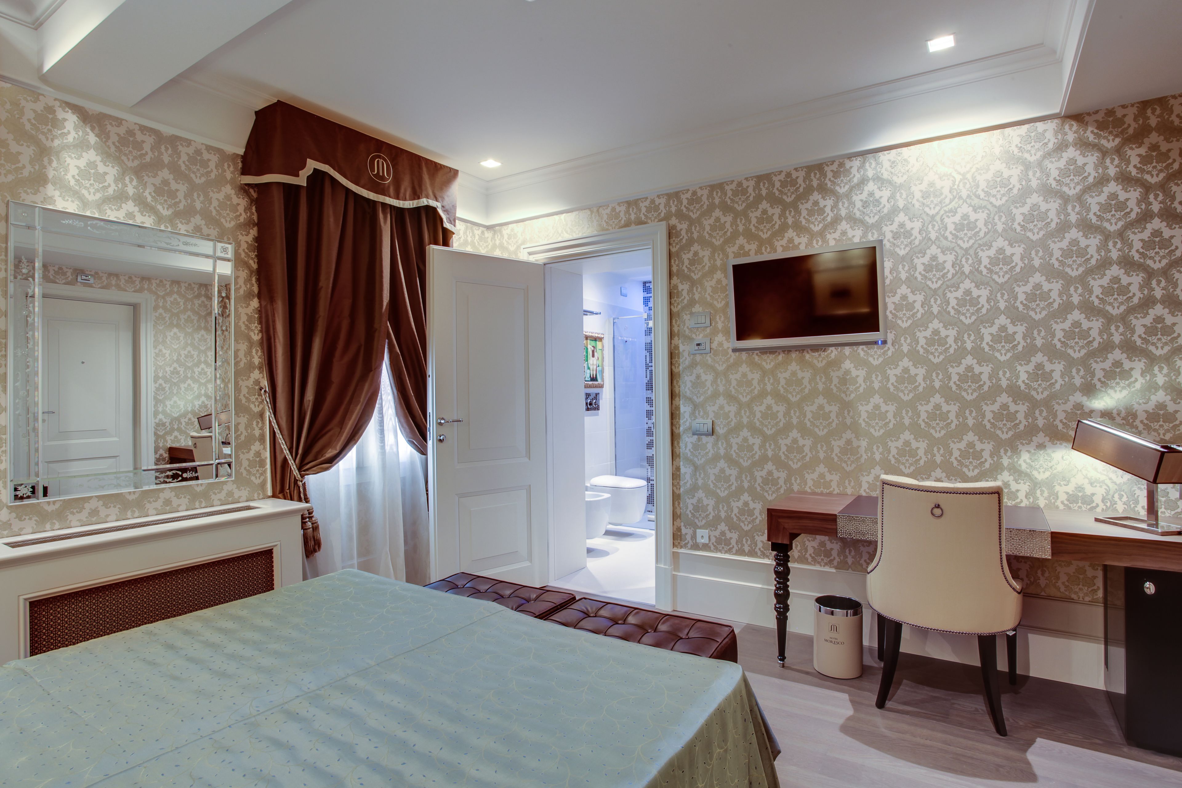 classic double or twin room, garden view | down duvets, minibar, in-room safe, individually decorated
