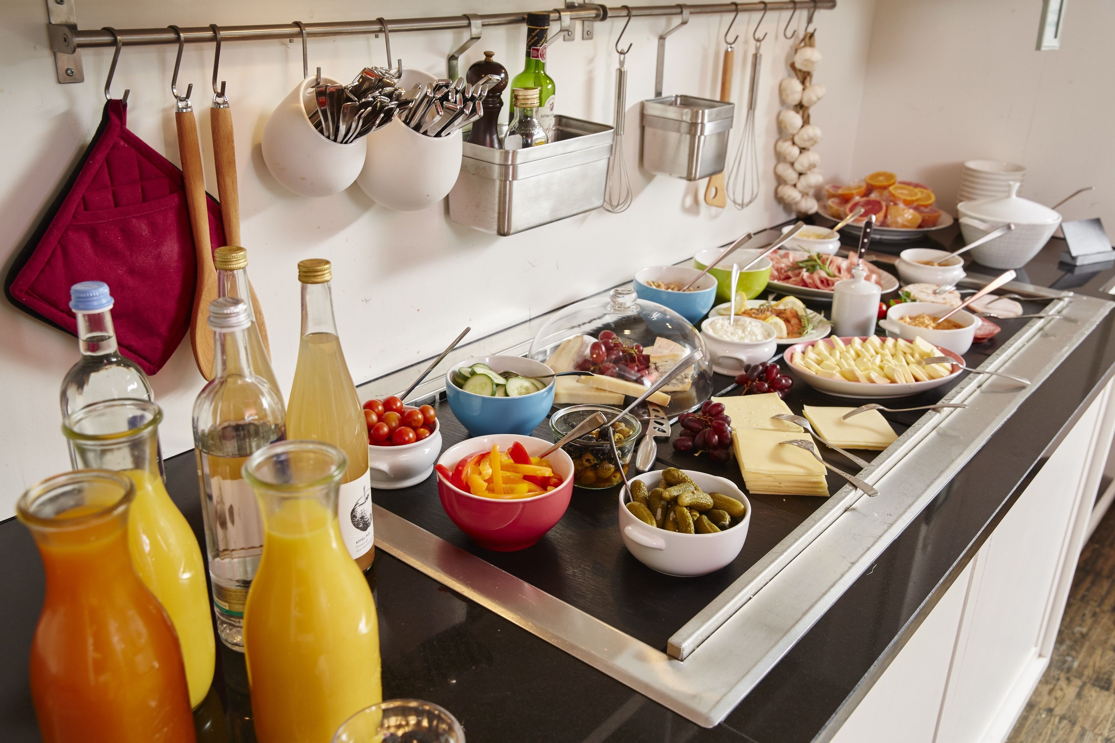 daily buffet breakfast (eur 19.00 per person)