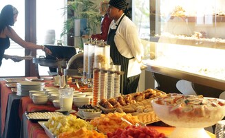 Gratis frukostbuffé varje dag 