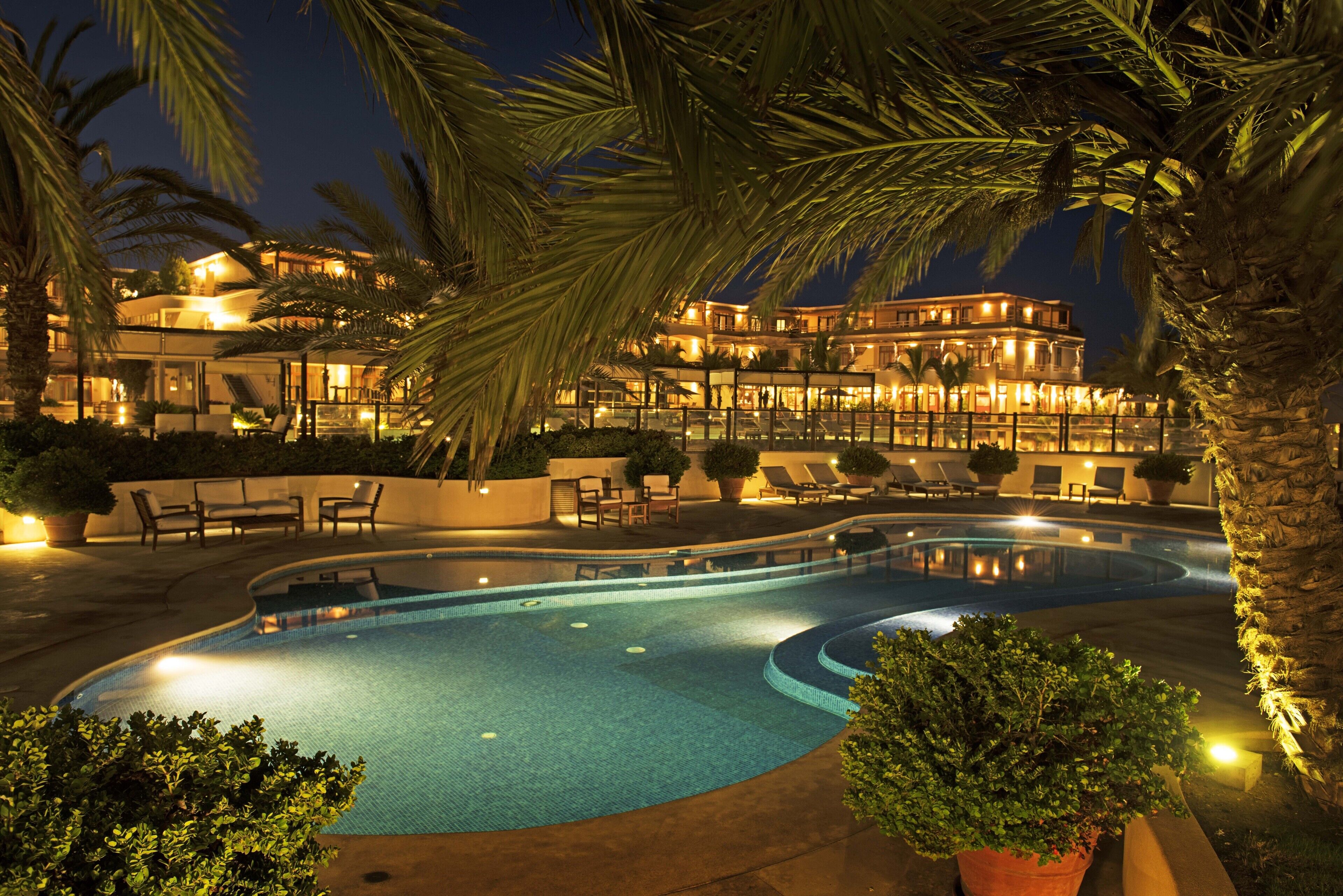 2 outdoor pools, open 9 am to 9 pm, pool umbrellas, pool loungers