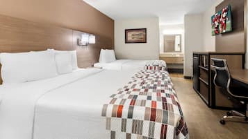 Desk, iron/ironing board, free WiFi, bed sheets