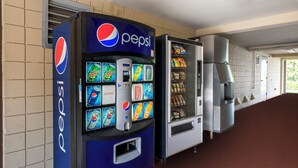A vending machine area with a Pepsi machine and a snack vending machine. - Red Roof Inn Rock Hill (Rock Hill)