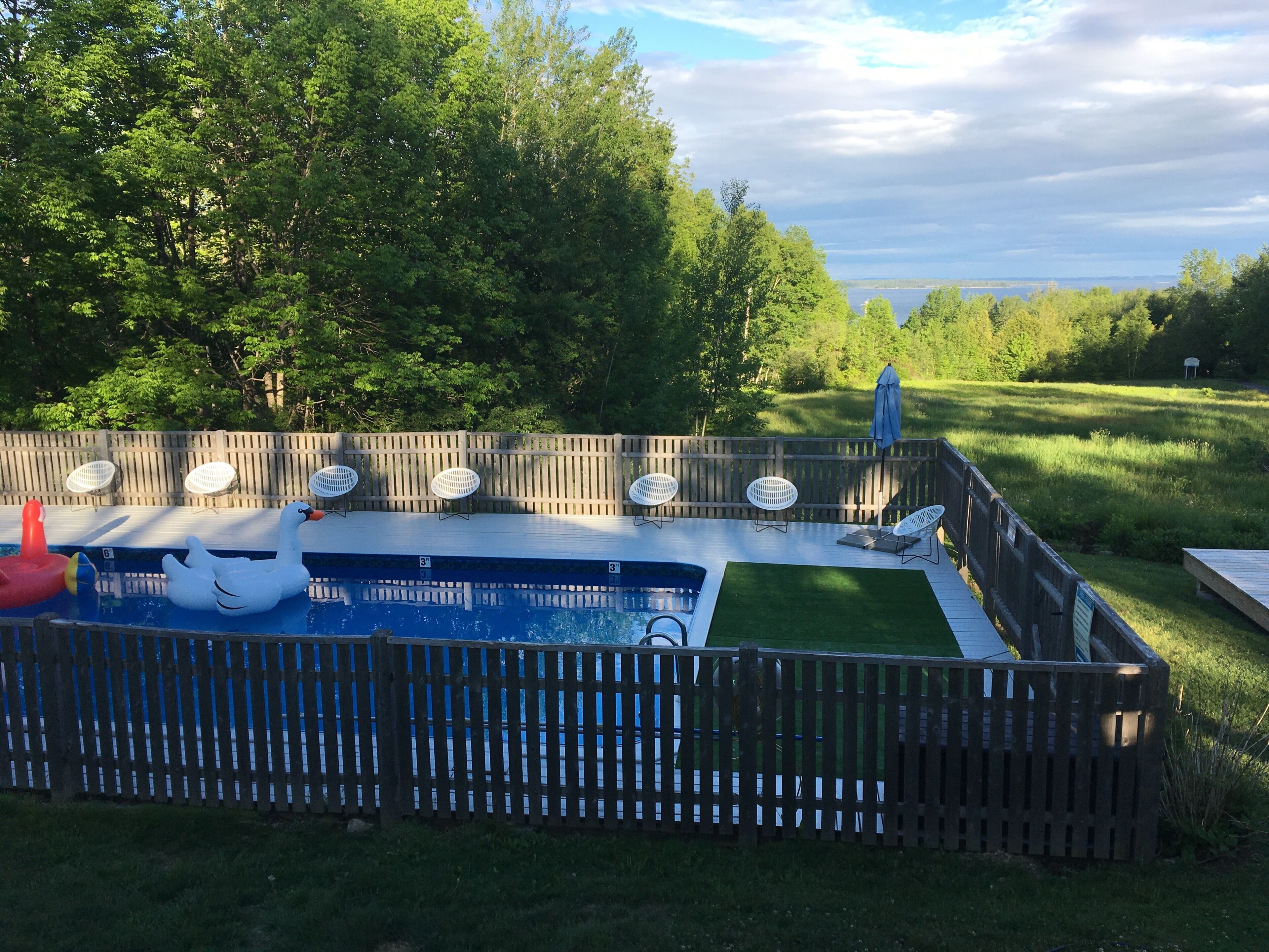 Seasonal outdoor pool